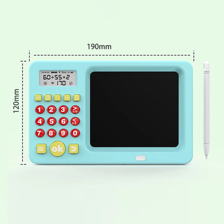 Math Test Game Calculator Machine para crianças, Máquina de treinamento de aritmética oral infantil, USB, brinquedo pré-escolar